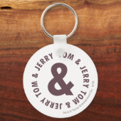 Tom und Jerry Round-Logo 8 Schlüsselanhänger (Vorderseite)