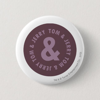 Tom und Jerry Round-Logo 9 Button