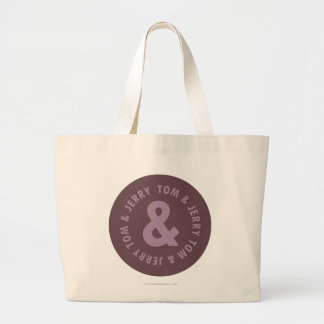 Tom und Jerry Round-Logo 9 Jumbo Stoffbeutel