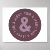 Tom und Jerry Round-Logo 9 Poster (Vorne)