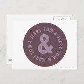 Tom und Jerry Round-Logo 9 Postkarte (Vorne/Hinten)