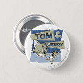 Tom und Jerry Scaredey Mouse Button (Vorne & Hinten)