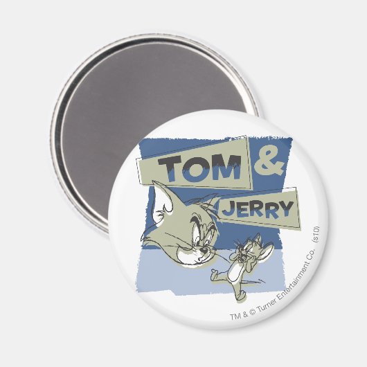 Tom und Jerry Scaredey Mouse Magnet (Vorderseite/Rückseite)