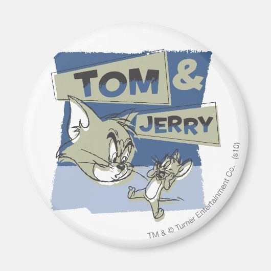 Tom und Jerry Scaredey Mouse Magnet (Vorne)
