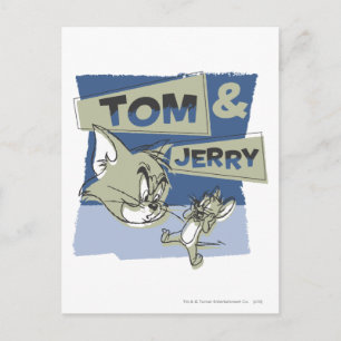 Tom und Jerry Scaredey Mouse Postkarte