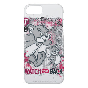 Tom und Jerry sehen sich den Rücken an Case-Mate iPhone Hülle