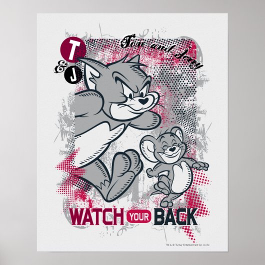 Tom und Jerry sehen sich den Rücken an Poster (Vorne)