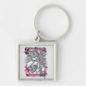 Tom und Jerry sehen sich den Rücken an Schlüsselanhänger (Vorne)