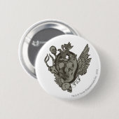 Tom und Jerry Skull Button (Vorne & Hinten)