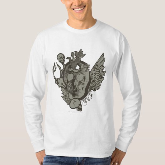Tom und Jerry Skull T-Shirt (Vorderseite)