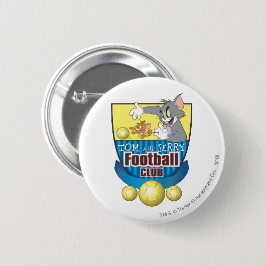 Tom und Jerry Soccer (Fußball) 5 Button (Vorne & Hinten)
