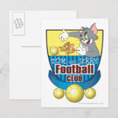 Tom und Jerry Soccer (Fußball) 5 Postkarte (Vorne/Hinten)