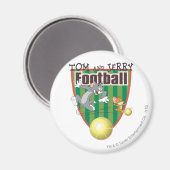 Tom und Jerry Soccer (Fußball) 6 Magnet (Vorderseite/Rückseite)