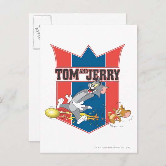 Tom und Jerry Soccer (Fußball) 7 Postkarte (Vorne/Hinten)