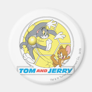Tom und Jerry Soccer (Fußball) 8 Magnet