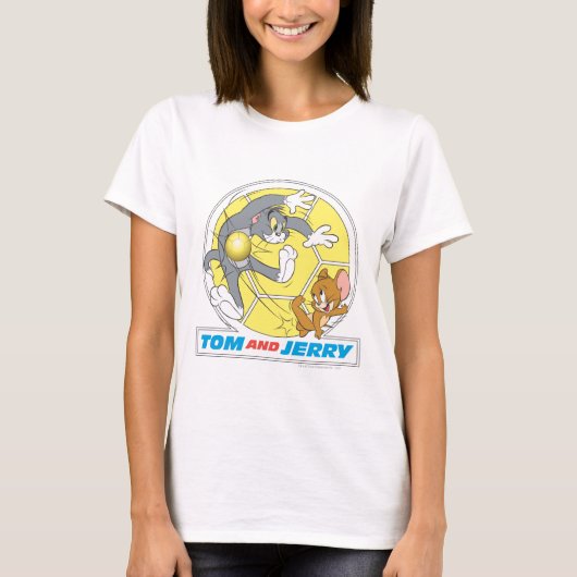 Tom und Jerry Soccer (Fußball) 8 T-Shirt (Vorderseite)