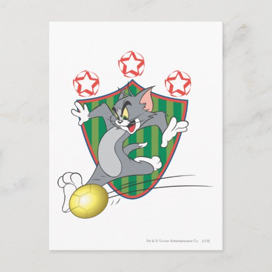 Tom und Jerry Soccer (Fußball) 9 Postkarte (Vorderseite)