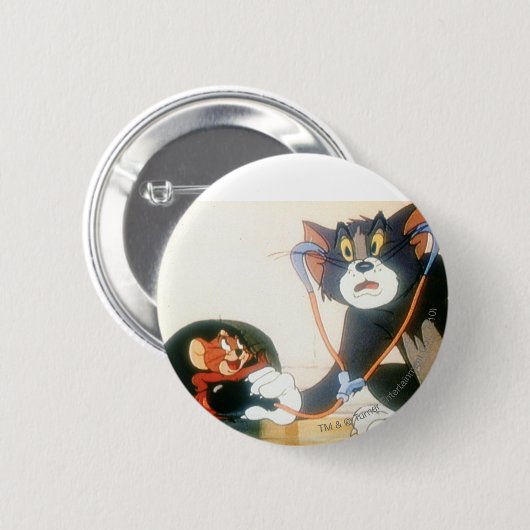 Tom und Jerry Stethescope Button (Vorne & Hinten)