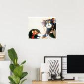 Tom und Jerry Stethescope Poster (Heimbüro)