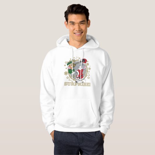 Tom und Jerry Surprise Geschenk Hoodie (Vorne ganz)