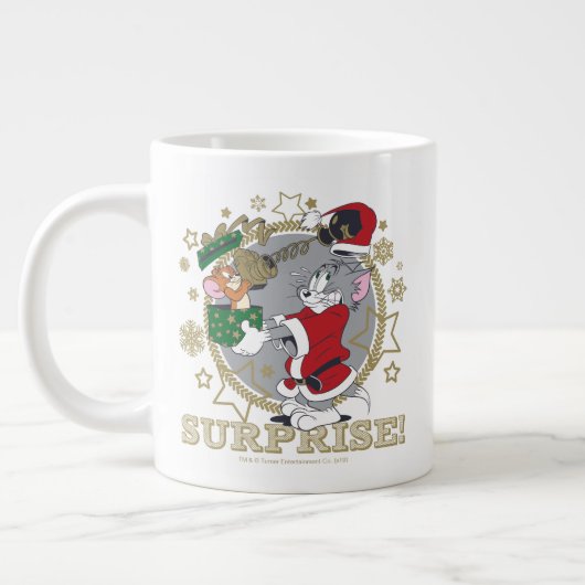 Tom und Jerry Surprise Geschenk Jumbo-Tasse (Links)