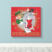 Tom und Jerry Surprise Geschenk Leinwanddruck (Insitu (Holzboden))