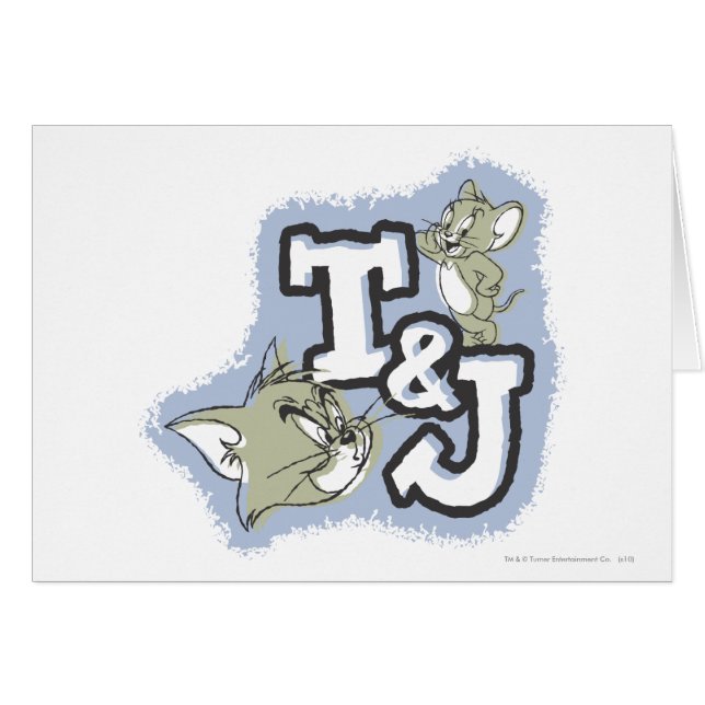 Tom und Jerry T&J Logo (Vorderseite (Horizontal))