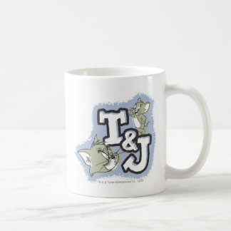 Tom und Jerry T&J Logo Kaffeetasse