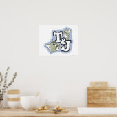 Tom und Jerry T&J Logo Poster (Küche)