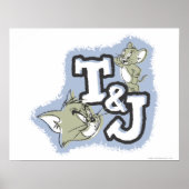 Tom und Jerry T&J Logo Poster (Vorne)