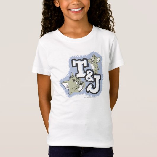 Tom und Jerry T&J Logo T-Shirt (Vorderseite)