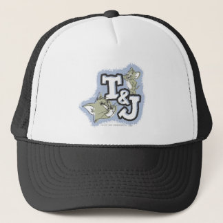 Tom und Jerry T&J Logo Truckerkappe