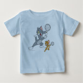 Tom und Jerry Tennis Stars 1 Baby T-shirt (Vorderseite)