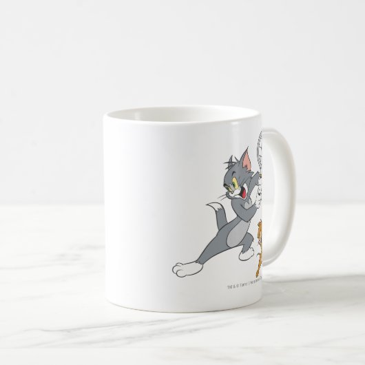 Tom und Jerry Tennis Stars 1 Kaffeetasse (VorderseiteRechts)