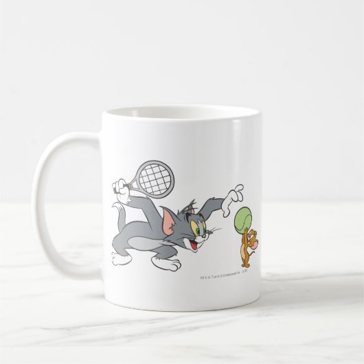 Tom und Jerry Tennis Stars 2 Kaffeetasse (Links)