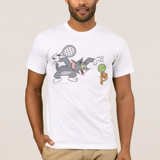 Tom und Jerry Tennis Stars 2 T-Shirt (Vorderseite)