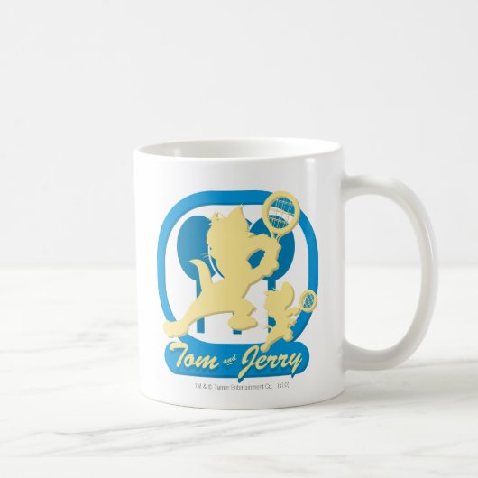 Tom und Jerry Tennis Stars 3 Kaffeetasse (Rechts)