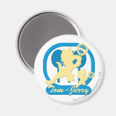 Tom und Jerry Tennis Stars 3 Magnet (Vorderseite/Rückseite)