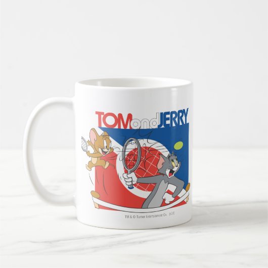 Tom und Jerry Tennis Stars 4 Kaffeetasse (Links)