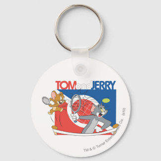 Tom und Jerry Tennis Stars 4 Schlüsselanhänger