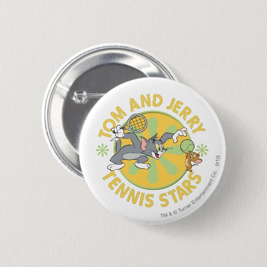 Tom und Jerry Tennis Stars 5 Button (Vorne & Hinten)