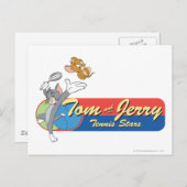Tom und Jerry Tennis Stars 6 Postkarte (Vorne/Hinten)