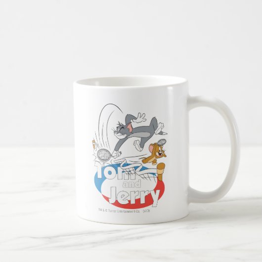 Tom und Jerry Tennis Stars 7 Kaffeetasse (Rechts)