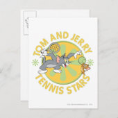 Tom- und Jerry-Tennisstars 5 Postkarte (Vorne/Hinten)