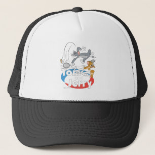 Tom- und Jerry-Tennisstars 7 Truckerkappe