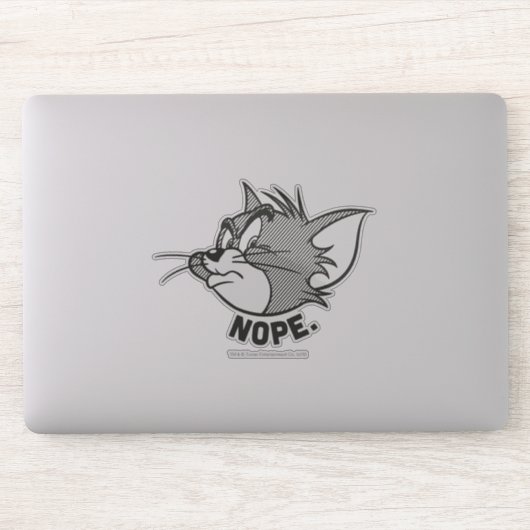 Tom und Jerry | Tom sagt "Nope" Aufkleber (Computer)