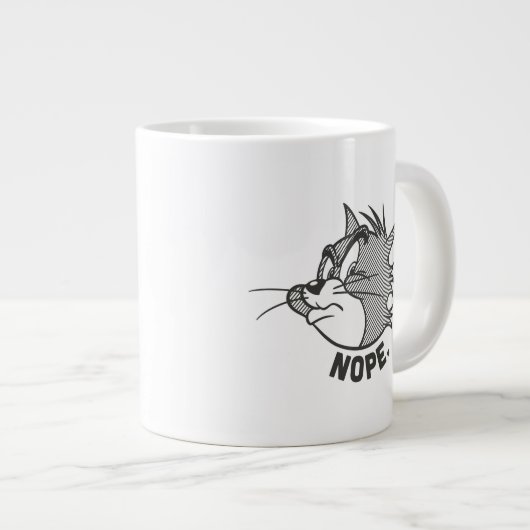 Tom und Jerry | Tom sagt "Nope" Jumbo-Tasse (Vorderseite Rechts)