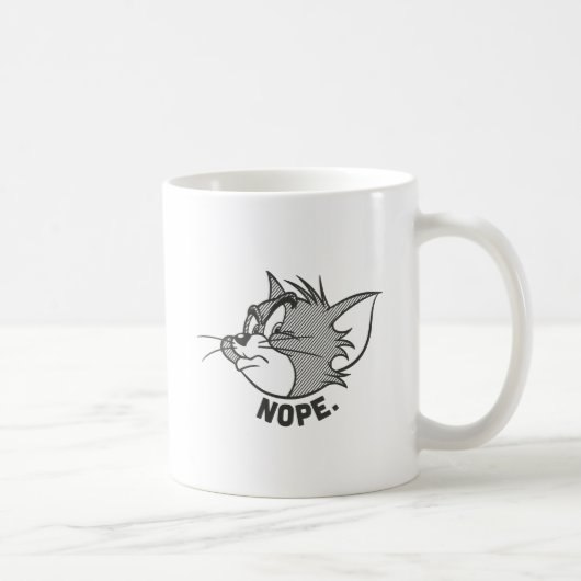 Tom und Jerry | Tom sagt "Nope" Kaffeetasse (Rechts)