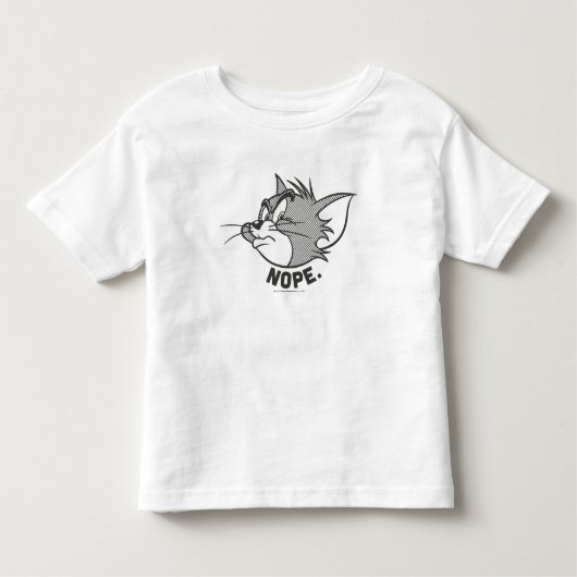 Tom und Jerry | Tom sagt "Nope" Kleinkind T-shirt (Vorderseite)