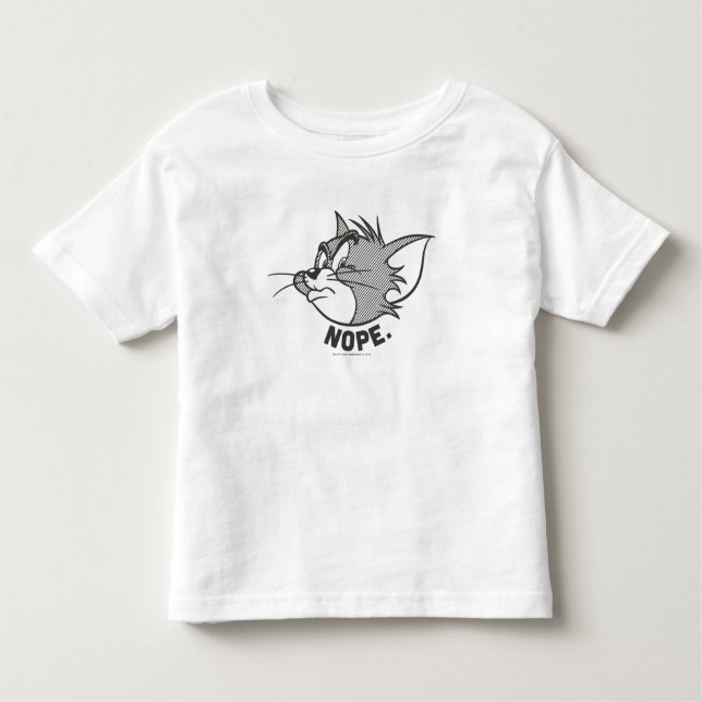 Tom und Jerry | Tom sagt "Nope" Kleinkind T-shirt (Vorderseite)